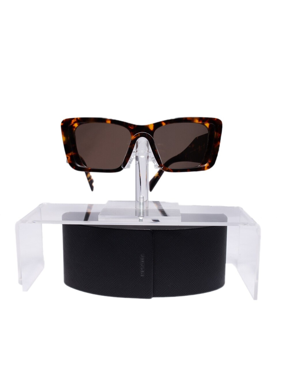 Prada Brown Geometric Prada Brown